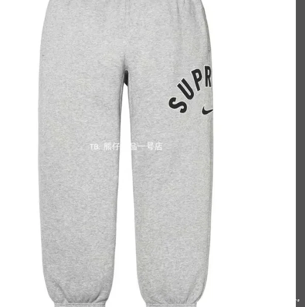 sports M logo gray L with embroidered plush co black Sweatpants Arc pants XL S 0525